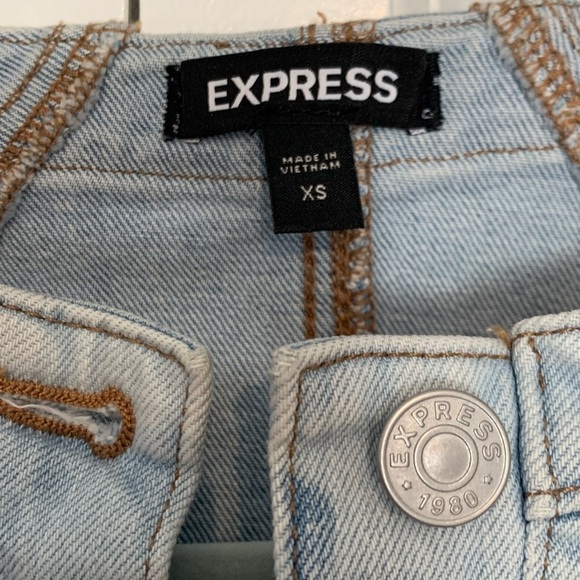 Express Light Wash Denim Jacket - Picture 6 of 6